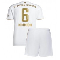 Bayern Munich Joshua Kimmich #6 Fußballbekleidung Auswärtstrikot Kinder 2022-23 Kurzarm (+ kurze hosen)